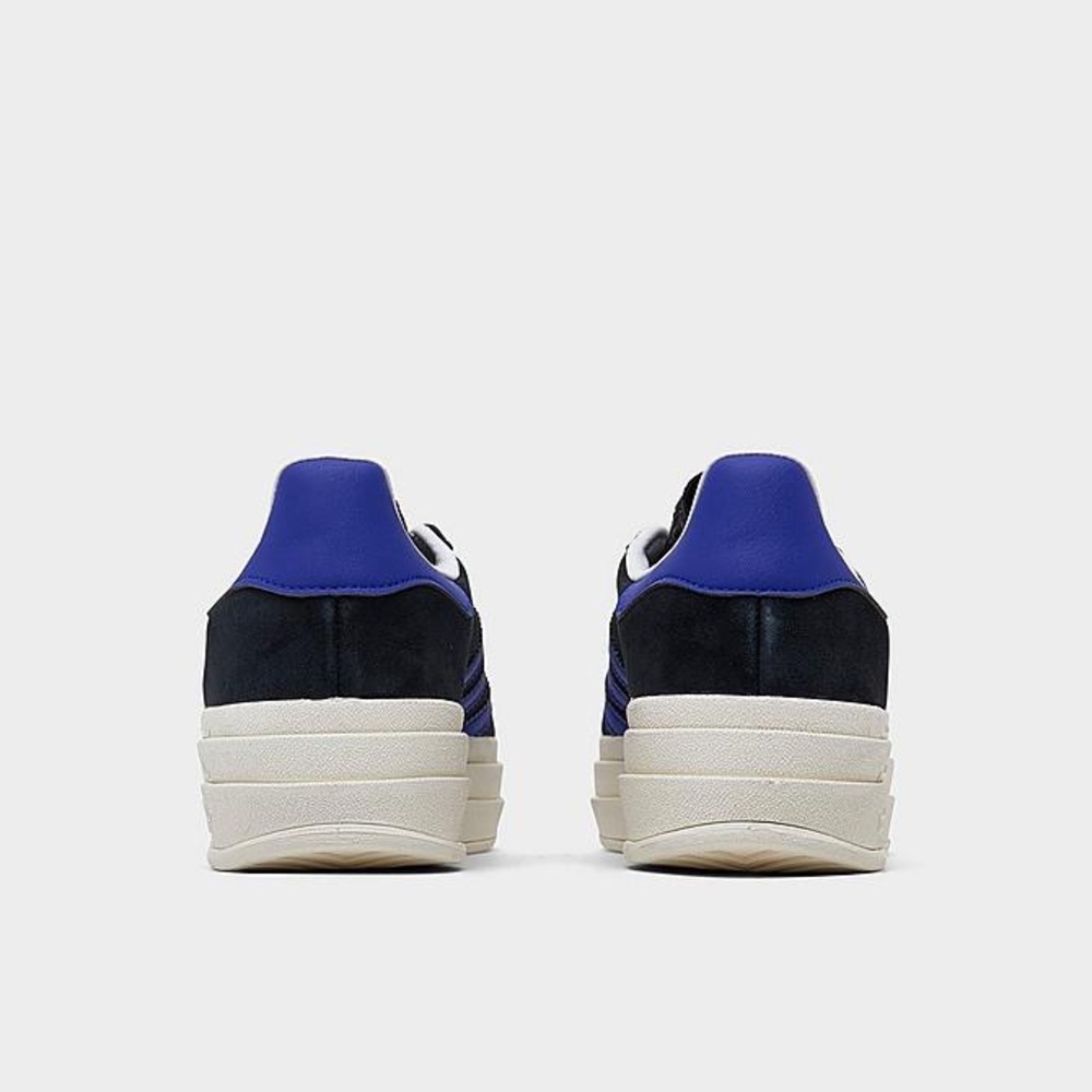 adidas women’s Gazelle Bold Shoes 'Black Lucid Blue' HQ4408 - Picture 7 of 10